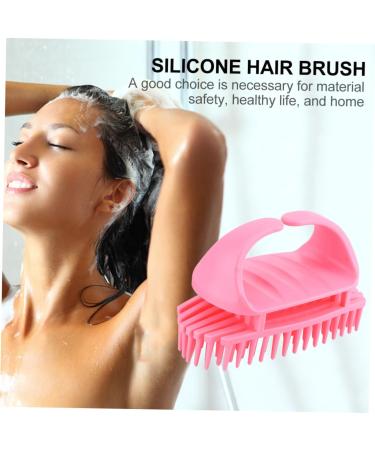 Hoement 2 Shampoo Artefact - Clean Miss Hairbrush & Massage Device for Healthy Hair | Pink Hairbrush 10.5x7x5.5cm - International Shipping Available - Buy Online on GoSupps.com