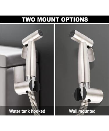 YaeCCC Cloth Diaper Sprayer - Handheld Bidet for Toilet Seat | Anti-leak Hose | Wall Mounted - Multi-function for Baby & Pets - Buy Online on GoSupps.com