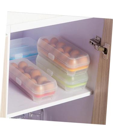 RORPOIR 2pcs 10 Eggs Storage Rack Empty Egg Cartons Fresh Egg Tray Camping Multifunction Egg Rack re-usable Green 24.5*10.5*7cm - Buy Online on GoSupps.com