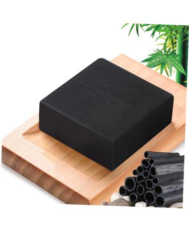 FRCOLOR 3pcs Handmade Charcoal Facial Soap | Natural Cleansing Soap for Deep Clean & Refresh | Black Charcoal Face Wash - Buy Online on GoSupps.com