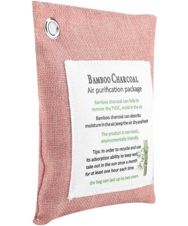 Haofy Bamboo Charcoal Air Purifying Bag - 8 Colors Activated Carbon Odor Eliminator for Home & Car (Ivory) - Buy Online on GoSupps.com