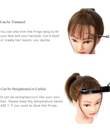 Yamel Clip in Wispy Fringe Bangs - Natural Black Human Hair Extensions for Women - Buy Online on GoSupps.com