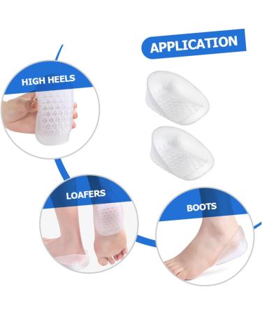 NOLITOY 5 Pairs U-Shaped Heel Pad Inserts | Orthotic Gel Heel Grips for Men & Women | Comfortable High Heel Cushions & Damping Insoles - Buy Online on GoSupps.com