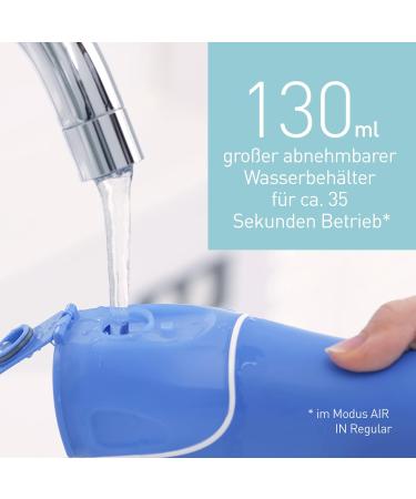 Panasonic Oral Irrigator EW1211 - Cordless Rechargeable Electric Tooth Cleaner in Blue/White | International Shipping Available - Buy Online on GoSupps.com