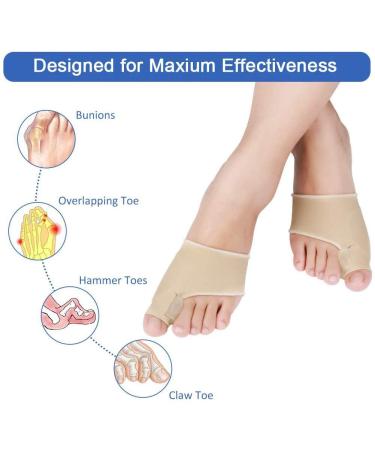 Fhyt 2-in-1 Bunion Corrector Kit with Gel Pad - Foot Care Solution for Valgus Correction & Toe Separator - Buy Online on GoSupps.com
