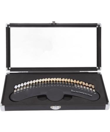 Professional 27 Colors Teeth Whitening Shade Guide Box for Precise Color Comparison - Buy Online on GoSupps.com