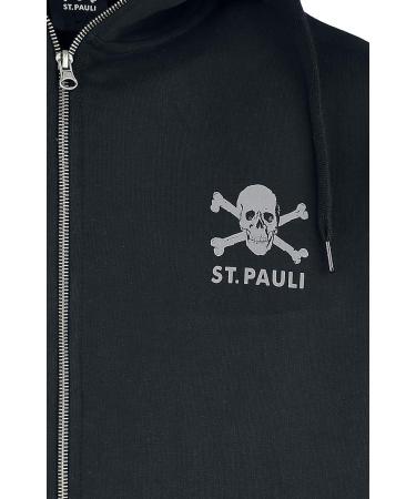 FC St. Pauli Hooded Jacket Skull - Black XXL | International Shipping Available - Buy Online on GoSupps.com