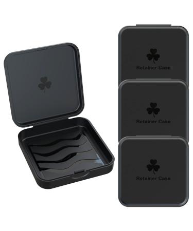 Toothpatoe dance dento box rail din (also for bite rail crunching rail) 4 pieces of KFO box (black).Black 4 pieces