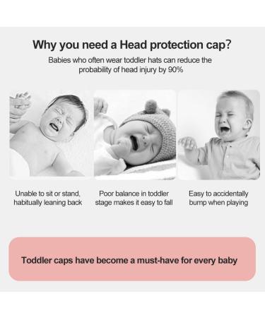 Adjustable Protective Helmet for Children - Breathable Anti-Collision Baby Cap in Pink Forest - Buy Online on GoSupps.com