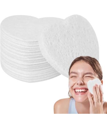 Heart Shape Facial Sponges Easy to Use Natural Cosmetic Spa Sponges Natural Heart Makeup Sponges Convenient Heart Sponge Applicators Long-Lasting Heart Cosmetic Pads for Makeup Remover - Buy Online on GoSupps.com