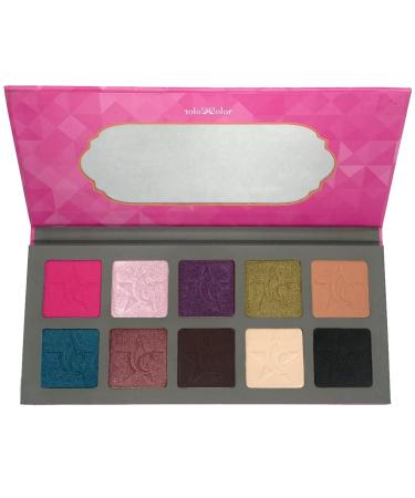 10 Color Eye Shadow Palette with Mirror Case - Vibrant Shades for Stunning Looks | International Shipping Available - Buy Online on GoSupps.com