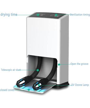 Boot Dryer Shoe Dryer Ski Boot Dryer with Adjustable Tubes & Timer Ultra Silent Quick Drying for Work Boots Ski Boots Sneakers Gloves Hats Helmets - Buy Online on GoSupps.com