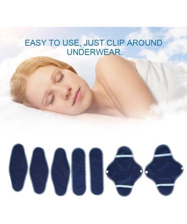 8 Reusable Menstrual Pads Set | Waterproof Cloth Liners with Washable Wet Bag | Soft & Breathable Sanitary Pads for Women - Buy Online on GoSupps.com