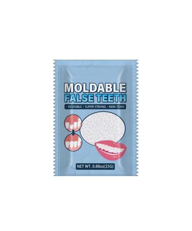 Plastic teeth adhesive make-up dentures Modified temporary filling teeth teeth adhesive adhesive fake filled filling holes broken teeth (1/2/3 pieces) can for bit (a one size) unit variables A