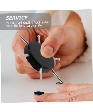 minkissy 2pcs Nail Art Drill Pen Rocks Dotting Pen Bling Nail Dotting Pen Nail Dotting Tool Manicure Painting Tools Nail Tools for Nail Art Detail Nail Art Tool Acrylic Spherical Crystal 6.9x6.9cmx2pcs Blackx2pcs - Buy Online on GoSupps.com