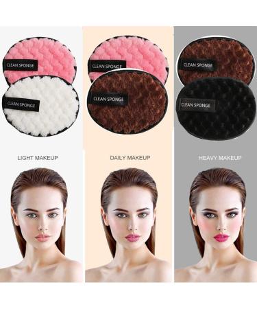 4 Pack Reusable Makeup Remover Towels | Microfibre Face Cleansing Cloths - Bamboo Cotton Pads for All Skin Types - Buy Online on GoSupps.com