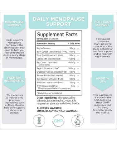 Nature's Nutrition Menopause Supplement Multivitamin 1256mg - 60 Ct - Buy Online on GoSupps.com