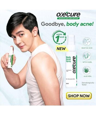 Oxe-cure Body Acne Spray 50 ml - Buy Online on GoSupps.com