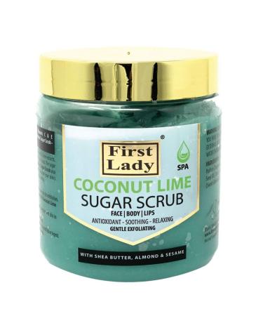 First Lady SPA Gommage la noix de coco et au citron vert pour le visage le corps et les l vres 500 ml 500 ml (Lot de 1)