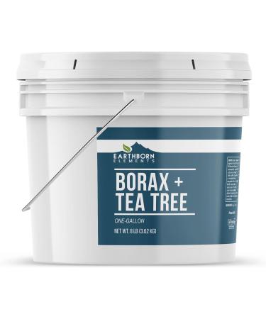Earthborn Elements Borax with Tea Tree Oil - 1 Gallon Laundry Booster Refreshing Scent Bulk Size (128 oz - Buy Online on GoSupps.com