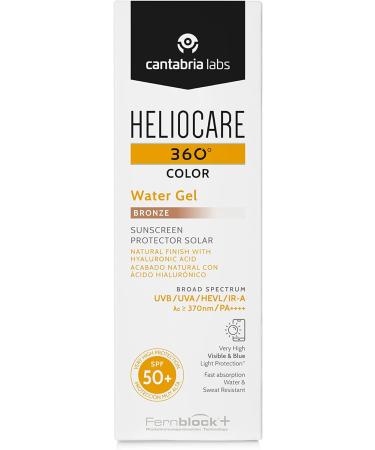 Heliocare 360 Color Water Gel Bronze SPF 50+ (50ml) - Buy Online on GoSupps.com