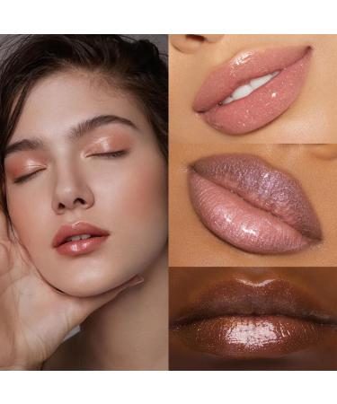 Buy Glitter Lip Oil - Hydrating Tinted Lip Balm & Shimmery Lip Gloss | Nourishing Non-Sticky Lip Care - Buy Online on GoSupps.com