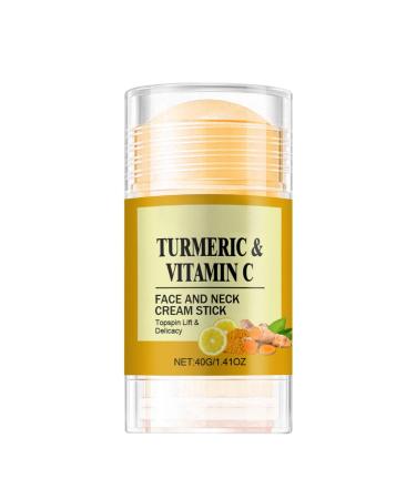 Turmeric Cream Stick Turmeric Moisturizer Cream Turmeric Skin Brightening for Soothing and Hydrating Face and Neck - Handmade Natural Cream for Body - Suitable for All Skin Types