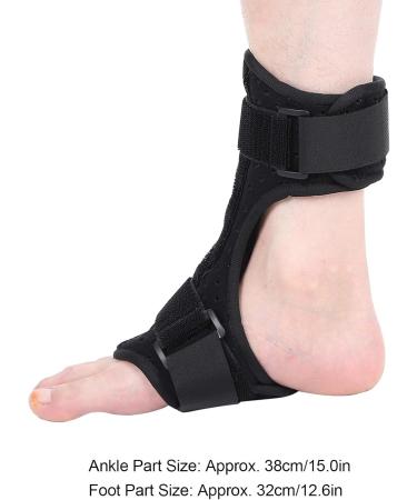 Buy Drop Foot Brace - Breathable Orthotic Night Splint for Plantar Fasciitis | Adjustable Compression Wrap for Improved Gait & Injury Prevention - Buy Online on GoSupps.com