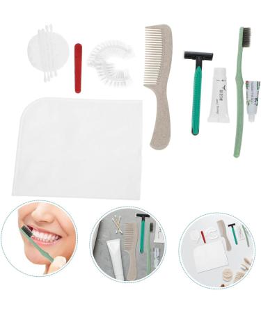 Buy Gatuida Disposable Dental Kit - Travel Toothbrush Soap & Cosmetics Bag - Perfect Cleaning Set for Daily Use - Buy Online on GoSupps.com