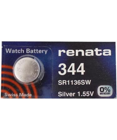 Buy Renata 344 SR1136SW Swiss Made Watch Battery - 1.55V | 3-Pack - Buy Online on GoSupps.com