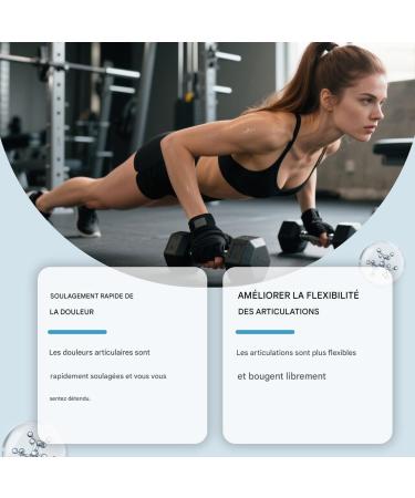 Cr me Articulaire | Baume L ger pour Genoux | 100G Baume Apaisant pour Blessures Sportives Coude Dos R cup ration Post-Entra nement Jambe paule Cheville - Buy Online on GoSupps.com