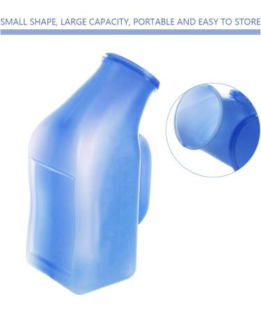 Urinal For Men Male Portable Urinal Pee Bottles Home Urinal Potty Thick Firm Urine Bottle with Lid for Men 1L - Buy Online on GoSupps.com