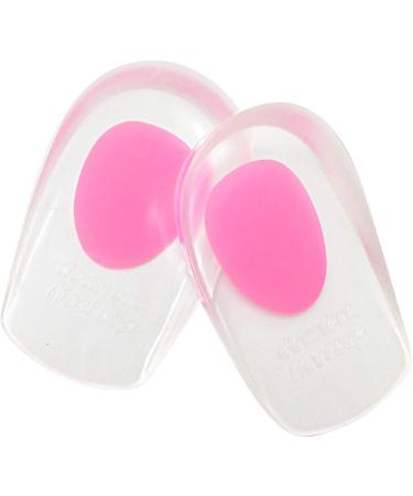 3 Pairs Silicone Gel Heel Cups for Plantar Fasciitis & Heel Pain Relief - Women's Small/Med Size - Shock Absorbing Support Inserts - Buy Online on GoSupps.com