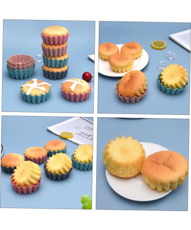 36 Pcs Silicone Muffin Cup Cupcake Reusable Baking Cups Silicone Molds Parchment Cup Muffin Baking Cups Non- Stick Muffin Pan Cake Molds Soap Mold Biscuit Small Tools Silica Gel 7.5X6.3CMx3pcs - Buy Online on GoSupps.com