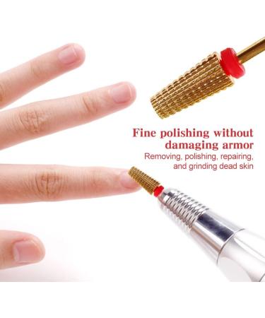 Replacement Quick Removal Tungsten Steel Polishing Nail Drill Bit Salon(B) - Buy Online on GoSupps.com