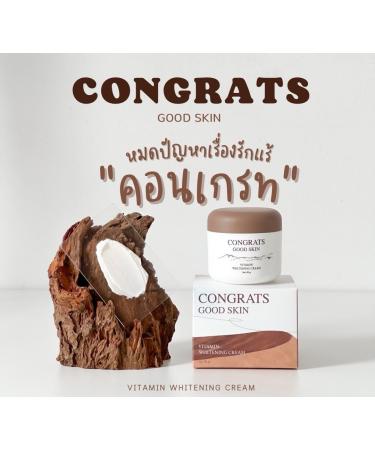 Congrats Good Skin Premium Underarm Cream 50g - Big Size Whitening & Smooth Skin Formula - Buy Online on GoSupps.com