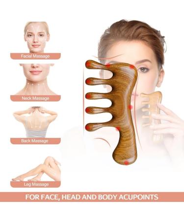 Misamo Manual Head Massage Comb - Scalp & Hair Relaxation Device for Stress Relief | Portable Gua Sha Massage Tool - Buy Online on GoSupps.com