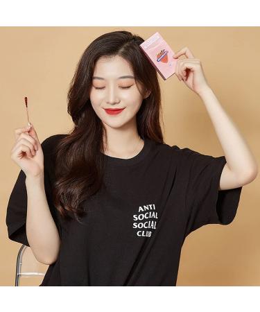 20PCS Waterproof Strawberry Lipstick Cotton Swabs | Long Lasting Matte Lip Gloss for Women - Disposable & Portable - Buy Online on GoSupps.com