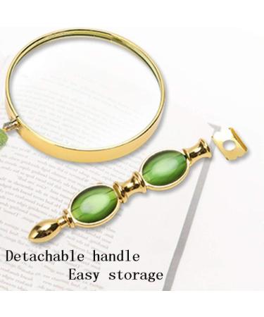 Magnifiers for Craft Work Reading Magnifier 10 Times The Magnifying Glass Imitation Jade Hand-held Magnifying Glass to Read Old Child Observation Optical Magnifier Magnifying Glass Vision - Buy Online on GoSupps.com