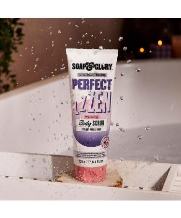 Soap & Glory Perfect Zen Exfoliating Body Scrub - Lavender & Tonka Bean Scented Polish for Smooth Skin - 250ml Relaxing Body Exfoliator - International Shipping Available - Buy Online on GoSupps.com