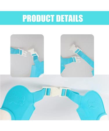 Adjustable Baby Shower Cap for Hair Washing - Shampoo Shield with Visor for Eyes and Ears Protection - Buy Online on GoSupps.com