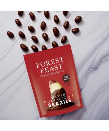 Forest Feast 1kg Dark Chocolate Brazil Nuts - Gluten Free High Protein Snack - Buy Online on GoSupps.com