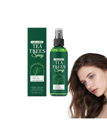 VKaoess Tea Tree Oil LeaveIn Conditioner Spray with Aloe Vera Soothing scalp care for a dry flaky appearance moisturizing ignitor for all hair types men and women 1 Bottle