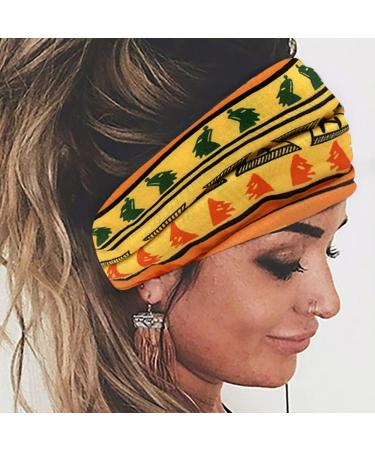 4-Piece Myhiju African Boho Headband Set for Women - Elastic Knotted Workout & Yoga Bands - Buy Online on GoSupps.com