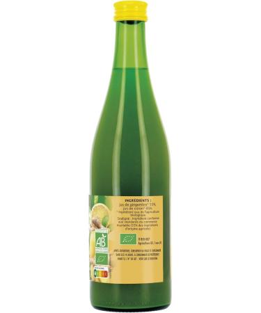 Jardin BiO tic - Pure lemon ginger juice - organic - Salty - AB certified - 50cl bottle - Buy Online on GoSupps.com