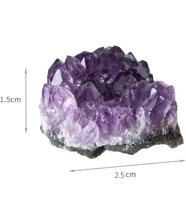 1pc Natural Quartz Crystal Amethyst Cluster Geode Specimen Stones Reiki Crystal Stone - Buy Online on GoSupps.com
