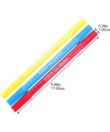 PRETYZOOM 3pcs Baking Pen Baking Edible Marker Gummy Foods Double- Sided Fine Tip Food Grade Pens Plastic - Buy Online on GoSupps.com