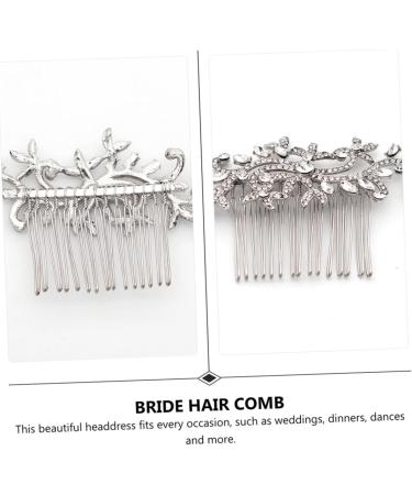 MERRYHAPY 1pc Comb Hair Barrettes Wedding Shiny Headdress Headwear Decor Pinwheel Hair Clip Bride Hair Clip Rhinestone Hair Accessories Bridal Headdress Women Pearl Hair Pin Delicate Alloy - Buy Online on GoSupps.com