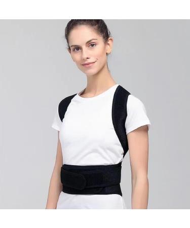 Adjustable Back Posture Corrector for Men & Women - Lumbar Support Improved Posture & Confidence | Black B05 3XL - Buy Online on GoSupps.com