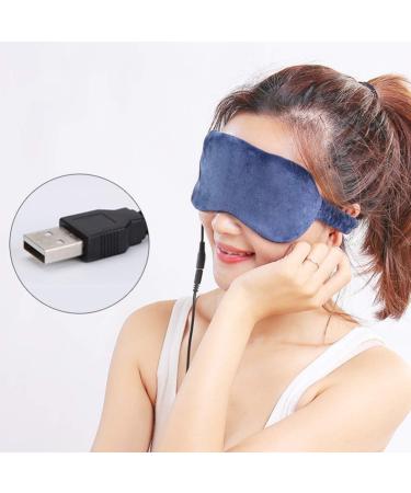 USB Heating Sleep Mask for Men - Comfortable Eye Mask Blindfold & Travel Shade - Enhance Sleep Anywhere - Buy Online on GoSupps.com